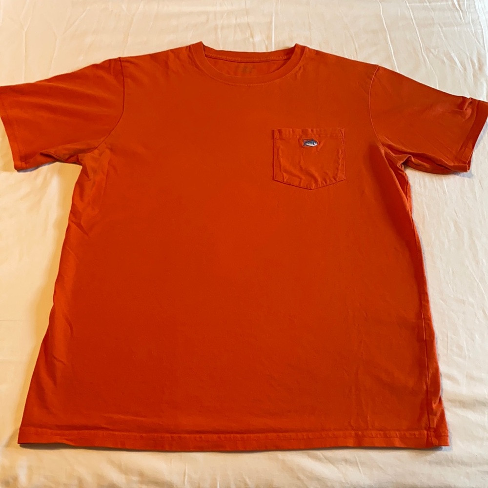 Men’s southern tide orange tshirt - Medium